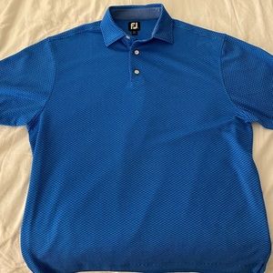 FootJoy Blue Golf Polo (Size L) - Teton Pines Golf Club